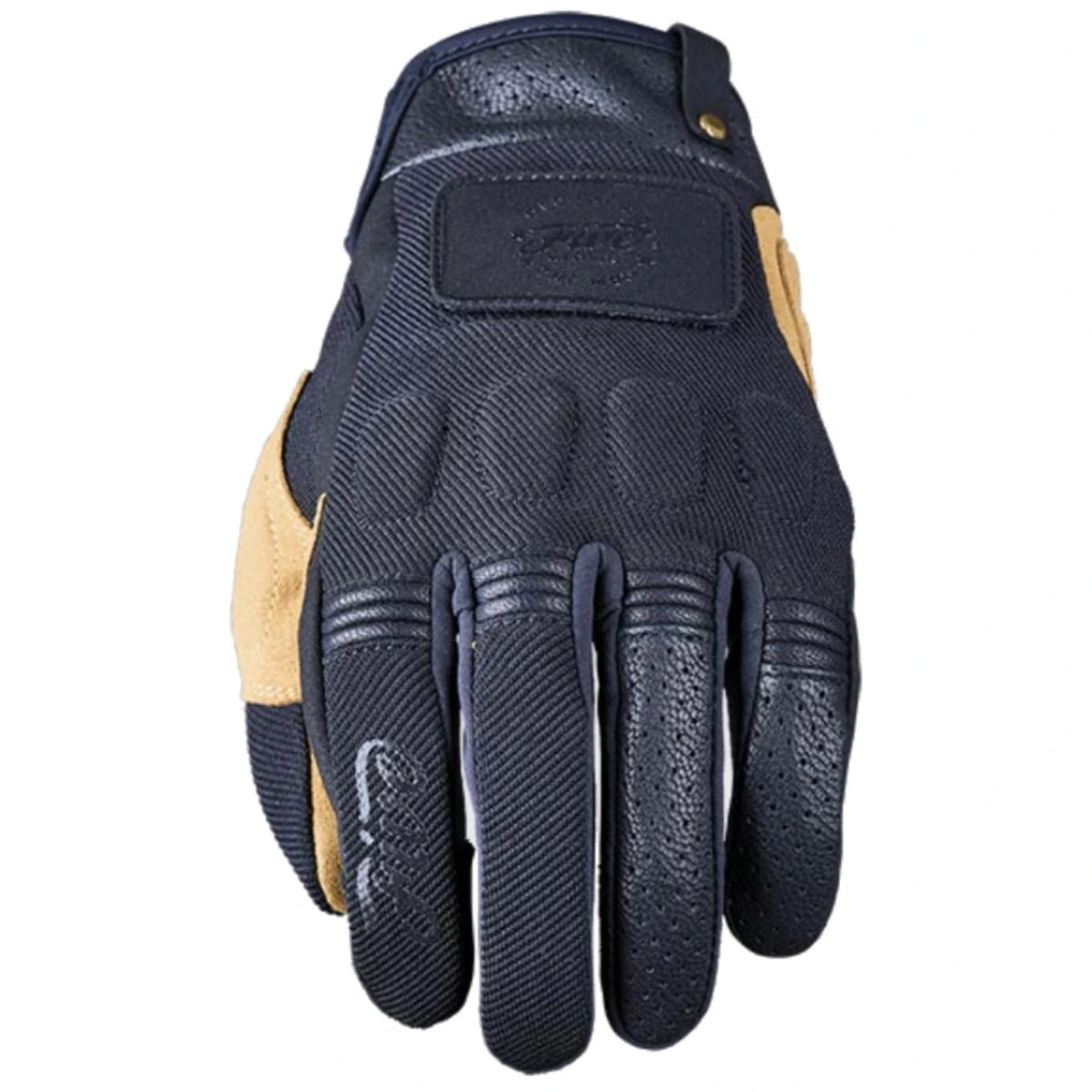 Five Scrambler Gloves Black Tan