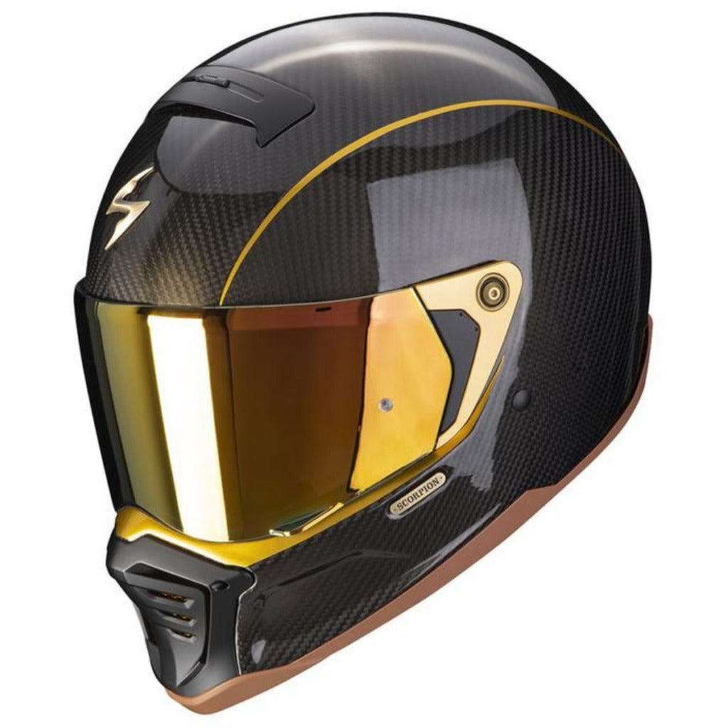 Scorpion EXO-HX1 Carbon Black Gold