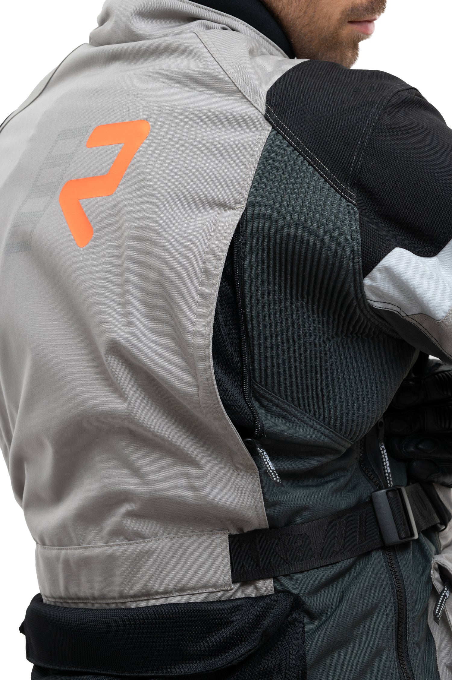Rukka Trek-R Black Orange Grey Gore-Tex Adventure Jacket