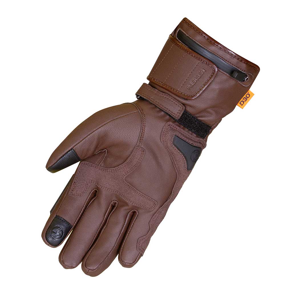 Merlin Bednell D3O Heated Glove Brown 2
