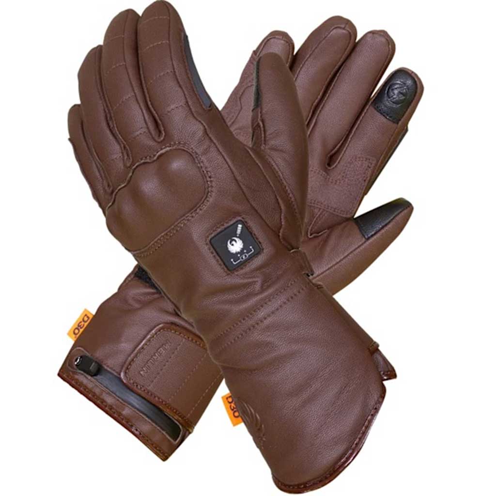 Merlin Bednell D3O Heated Glove Brown 1