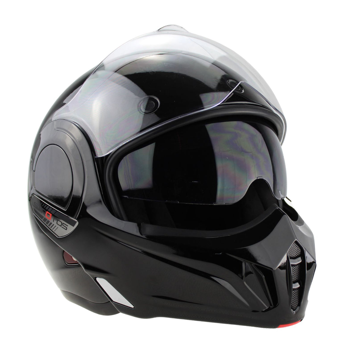 Viper F242 Reverse P/J Flip-Front Helmet - Black