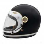 Viper F660 Vintage Full-Face Helmet - Black/White