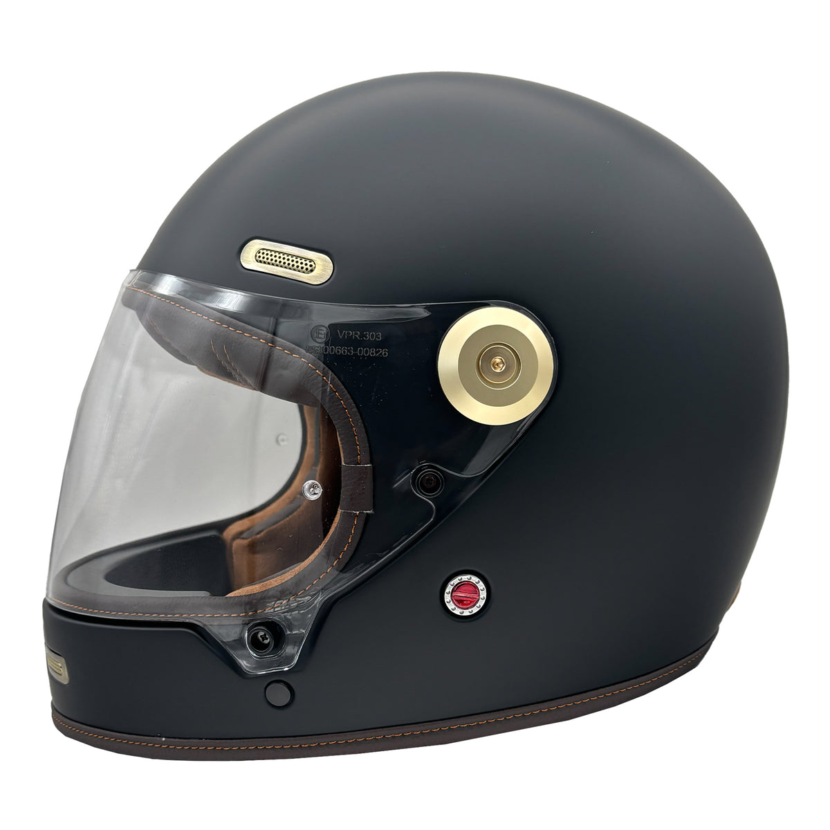 Viper F660 Vintage Full-Face Helmet - Matt Black
