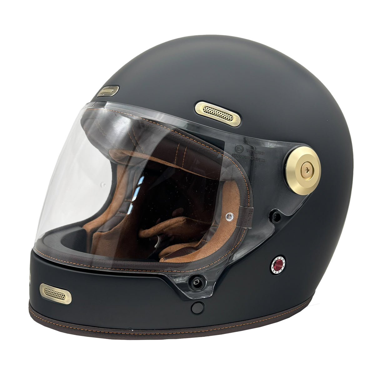 Viper F660 Vintage Full-Face Helmet - Matt Black