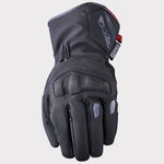 Black glove on a light gray background