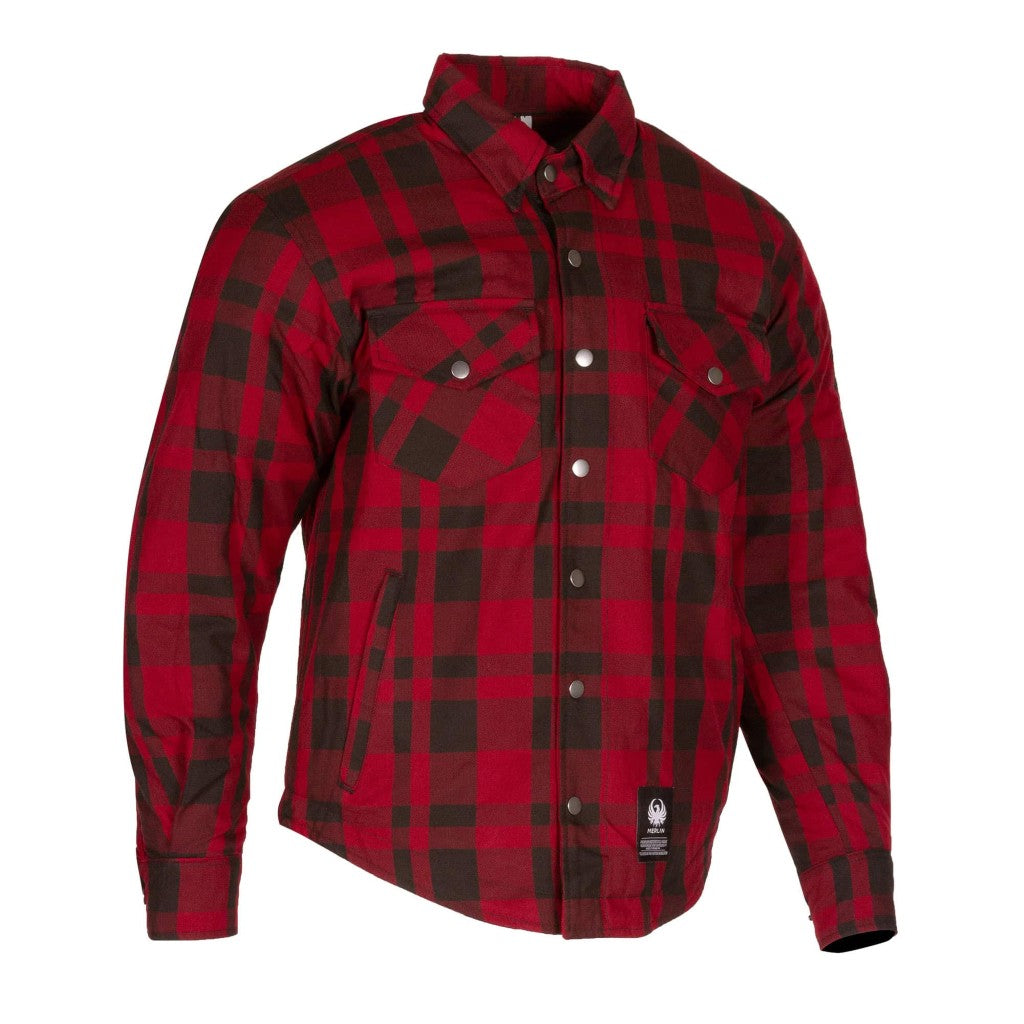 Merlin Axe Hydro Waterproof Riding Shirt Red