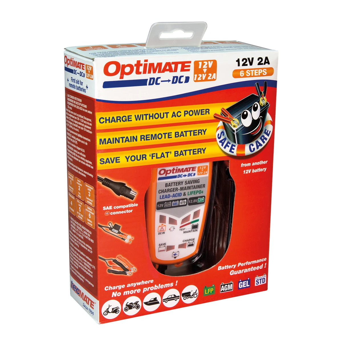 OptiMate DC-DC 12V Battery Charger & Optimiser OPTDC