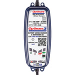 Optimate Optimate 3 High Performance Battery Charger and Maintainer for 12V lead-acid batteries, shown against a plain white background.