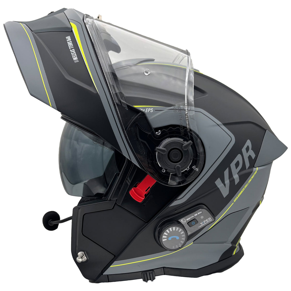 Viper RSV121 V8 Bluetooth Flip-Front Helmet - Orbit Fluo