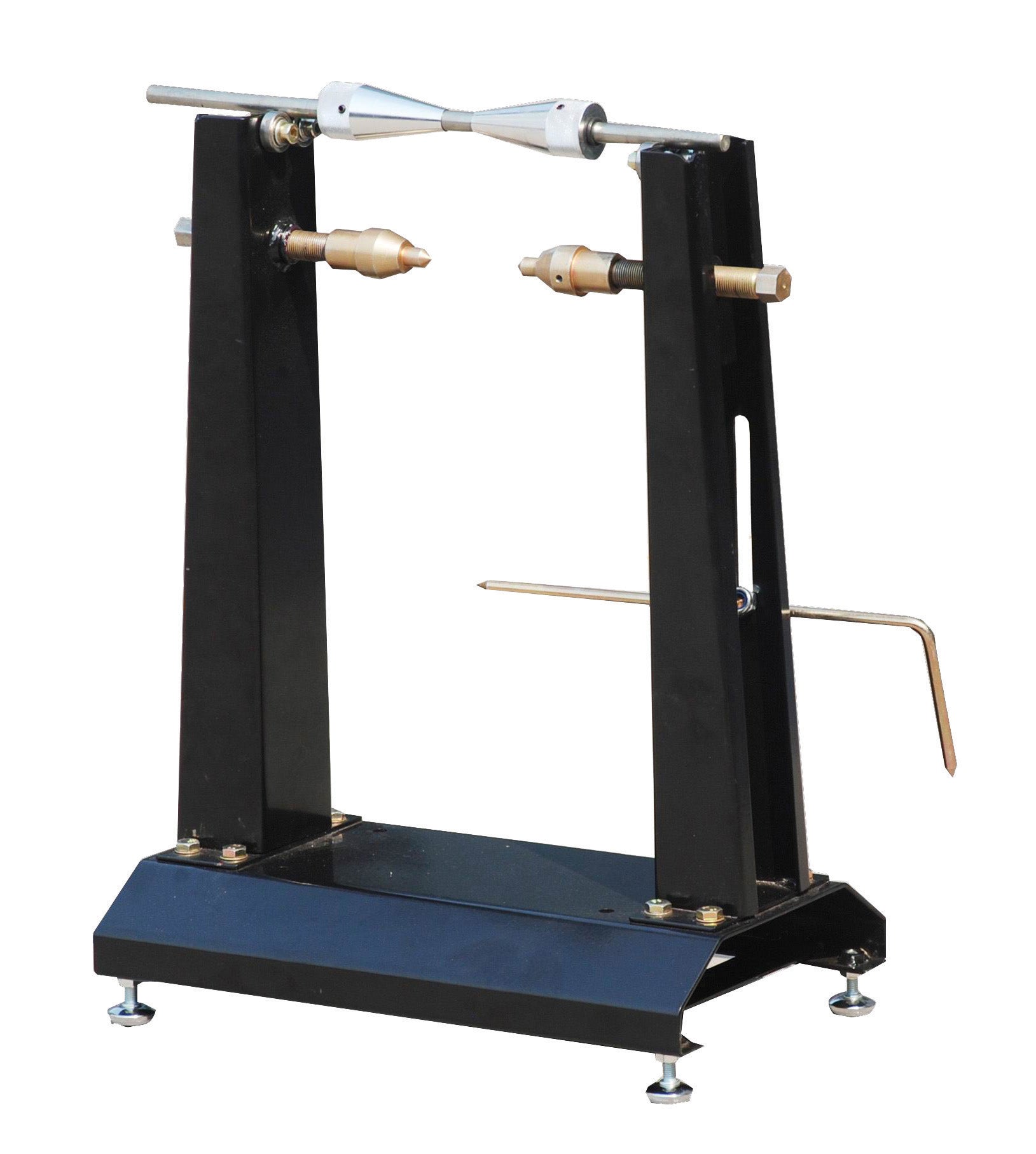 BIKETEK DELUXE PORTABLE WHEEL BALANCER FOR 10" TO 21" WHEELS