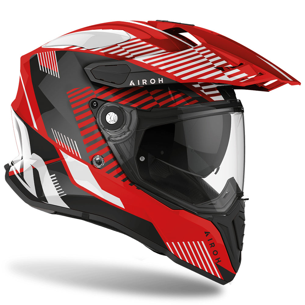 Airoh Commander Boost Gloss Red Adventure Helmet