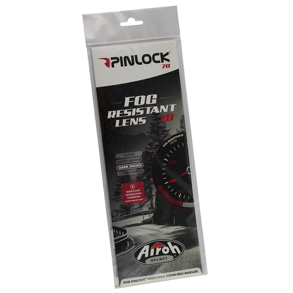 Airoh Rev 19 Pinlock 70 Dark Smoke Anti Fog Insert