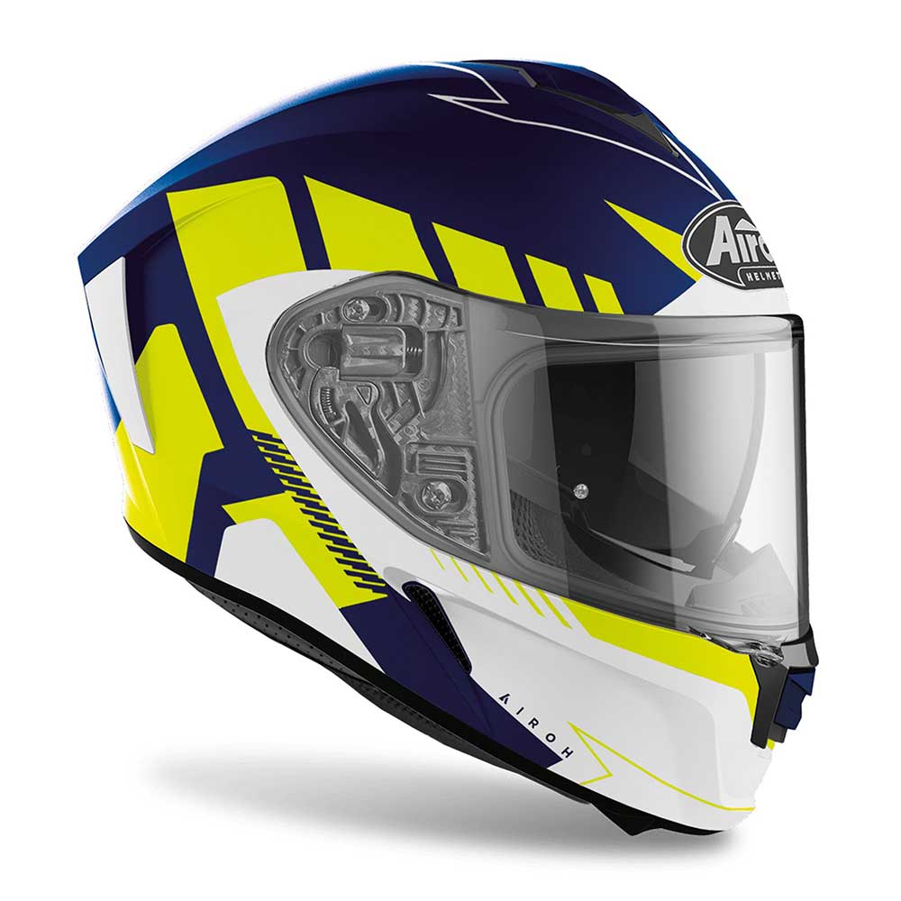 Airoh Spark Rise Blue Yellow Matt