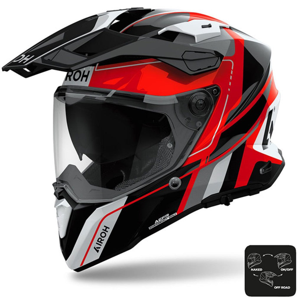 Airoh Commander 2 Skip Red Black Helmet