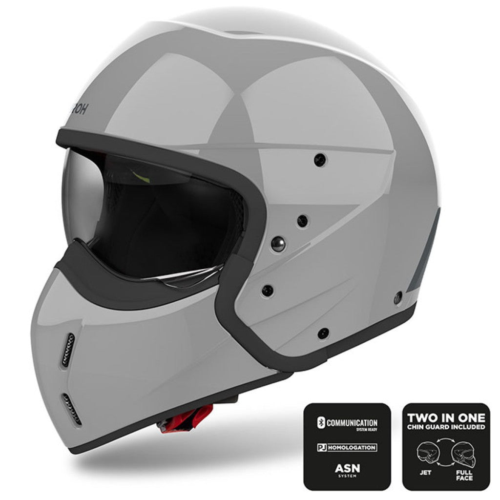 Airoh J110 Color Helmet — Cement Grey