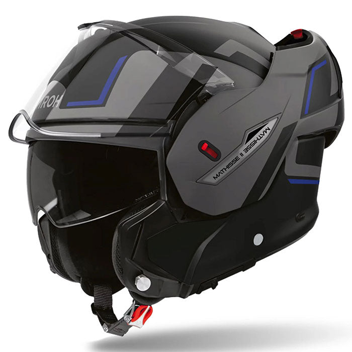 Airoh Mathisse II Genius Blue Black Matt Helmet