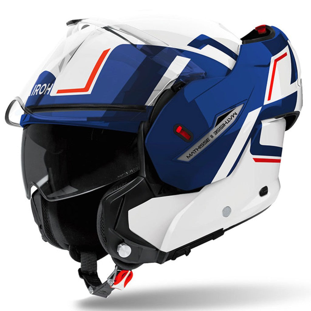 Airoh Mathisse II Genius Blue Red Helmet