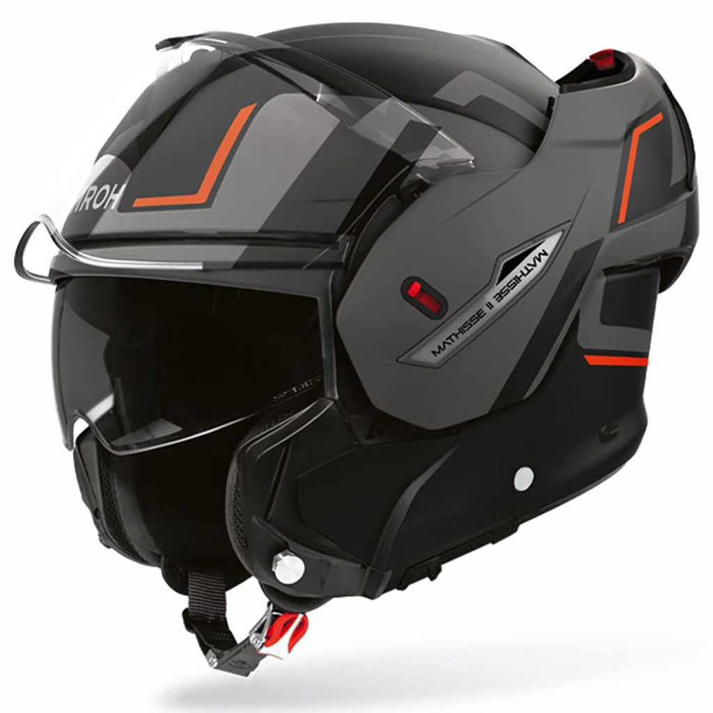 Airoh Mathisse II Genius Orange Black Matt Helmet