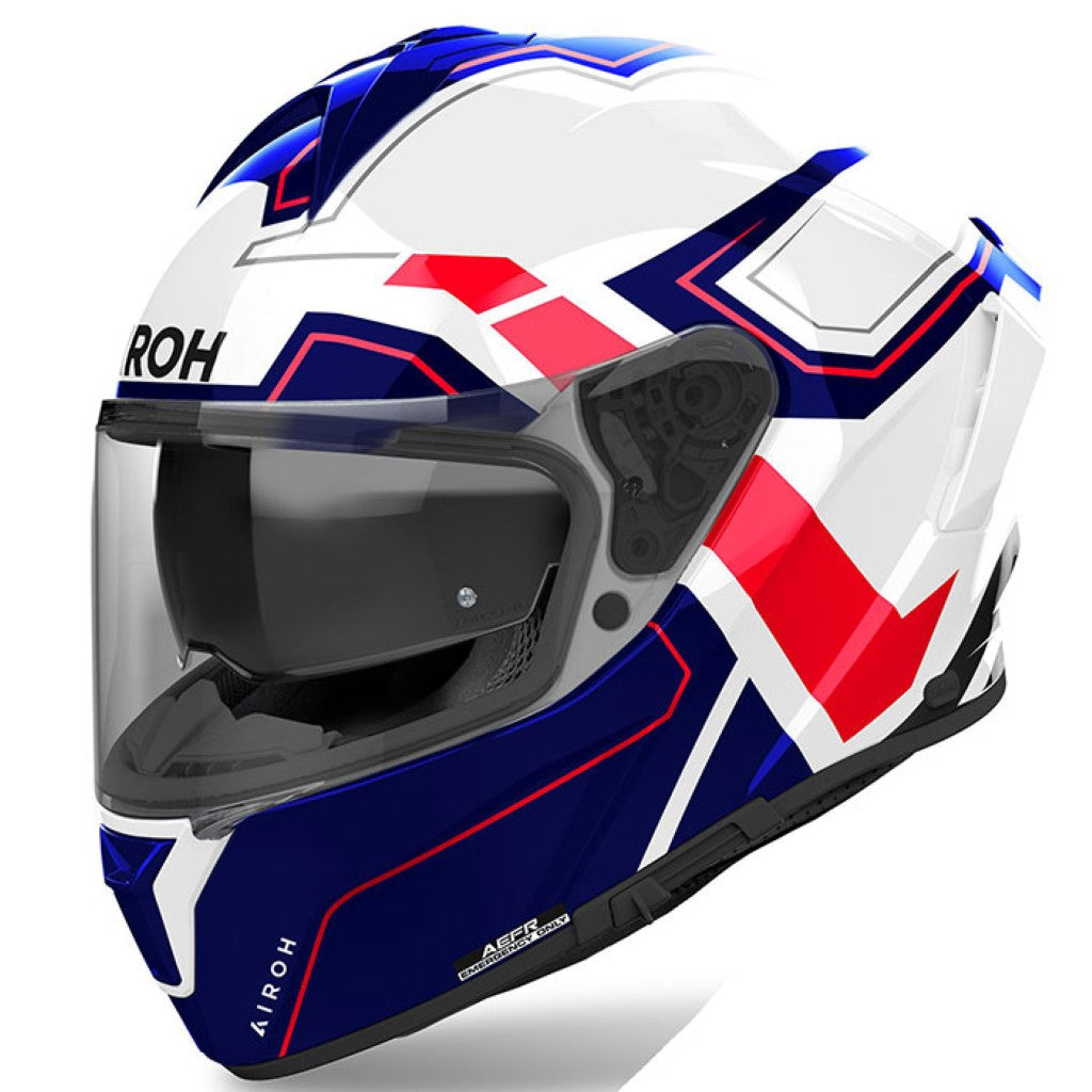 Airoh Spark 2 Dart Helmet — Blue/Red/White