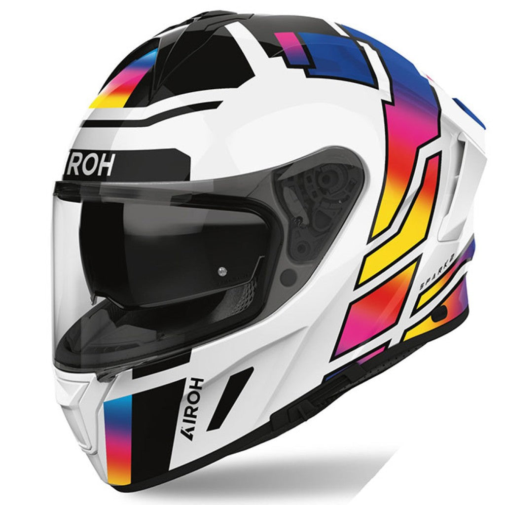 Airoh Spark 2 Lively Rainbow White Helmet