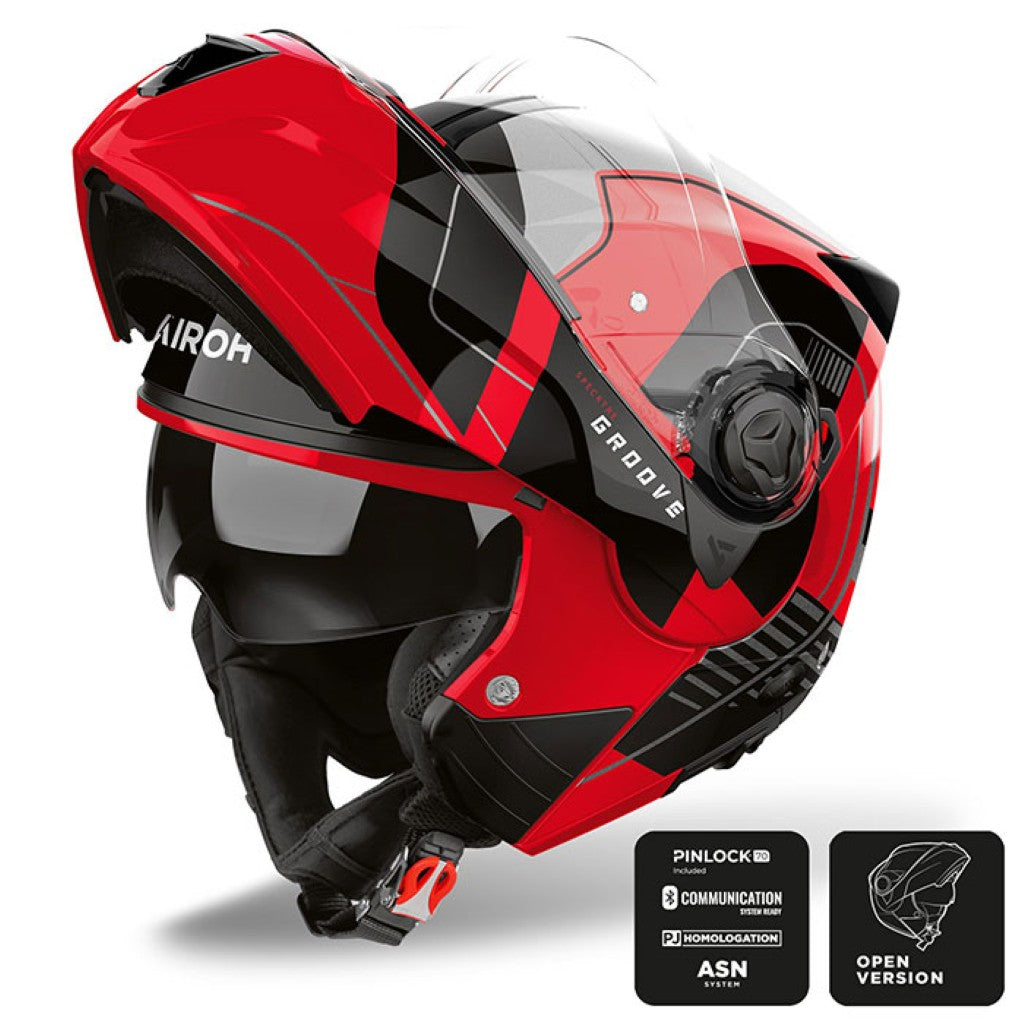 Airoh Specktre Groove Helmet — Red