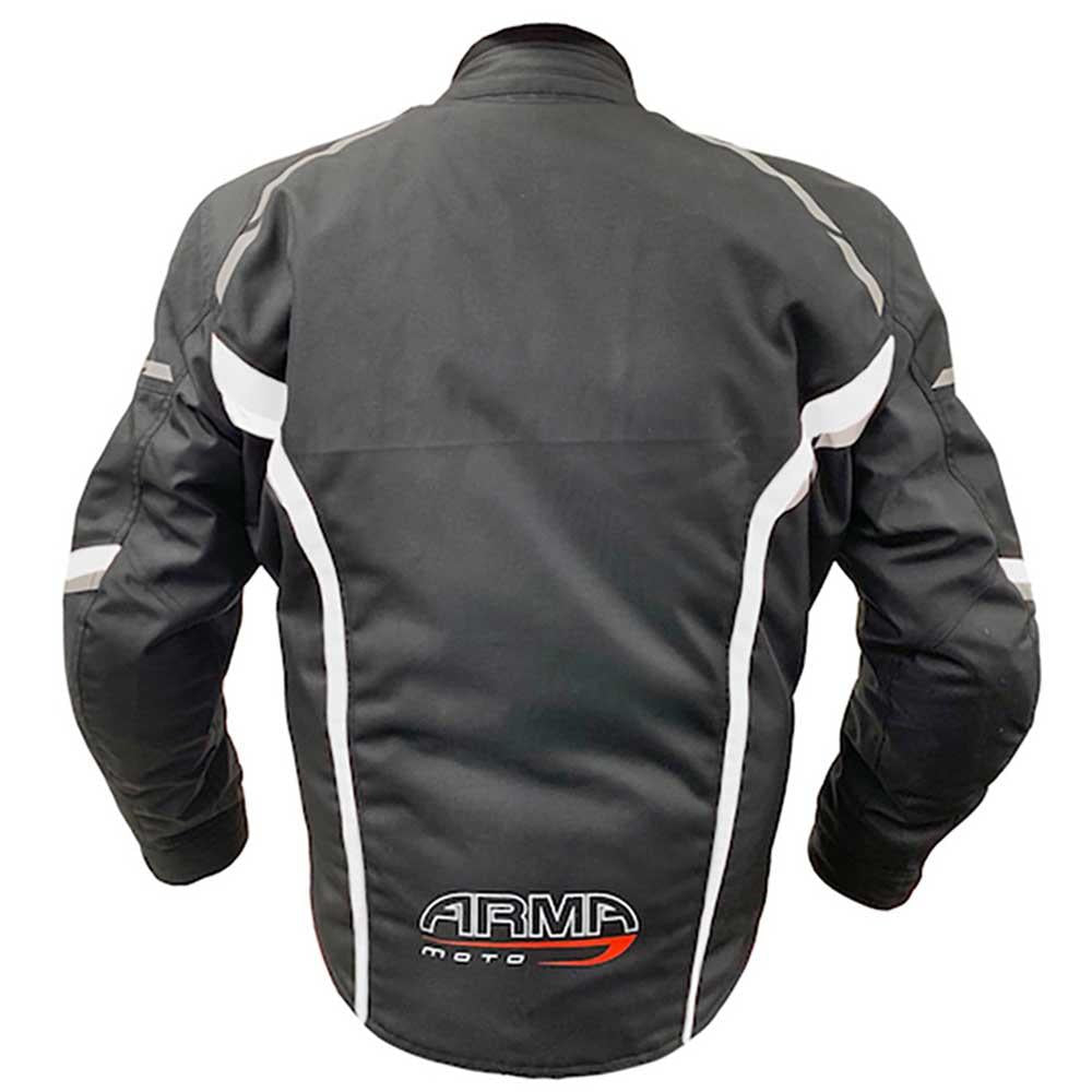 Armr Eyoshi 2 Motorcycle Jacket Black White