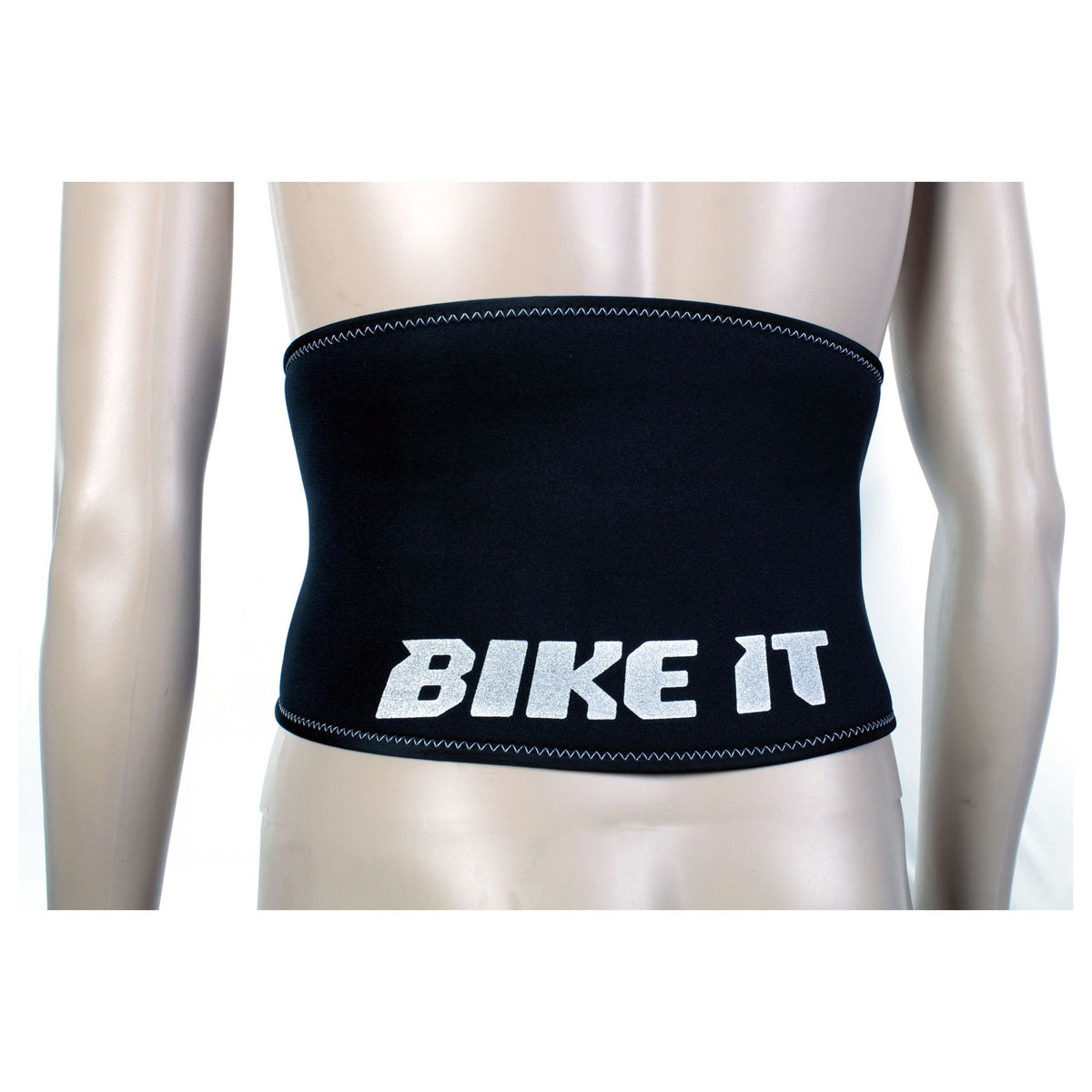 bikeit motorcycle waist warmer on a model from behind