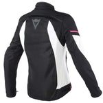 Dainese Air Frame D1 Lady Tex Jacket U56 Black Vaporous-Gray Fuscia