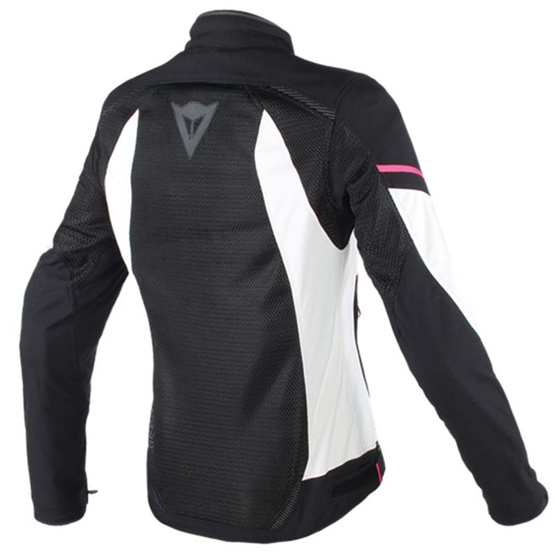 Dainese Air Frame D1 Lady Tex Jacket U56 Black Vaporous-Gray Fuscia