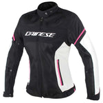 Dainese Air Frame D1 Lady Tex Jacket U56 Black Vaporous-Gray Fuscia