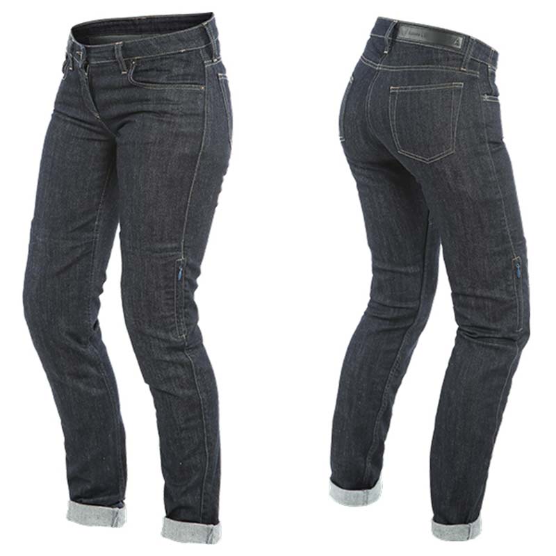 Dainese Denim Slim Lady Tex Pants 008 Blue