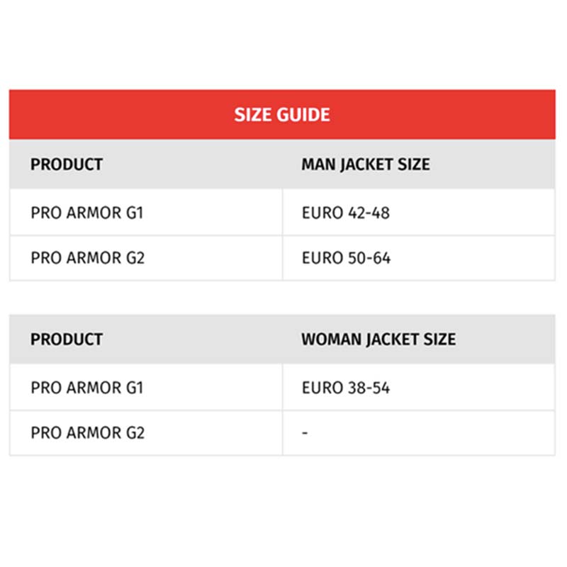 Dainese Pro-Armor G1 2.0 001 N Black