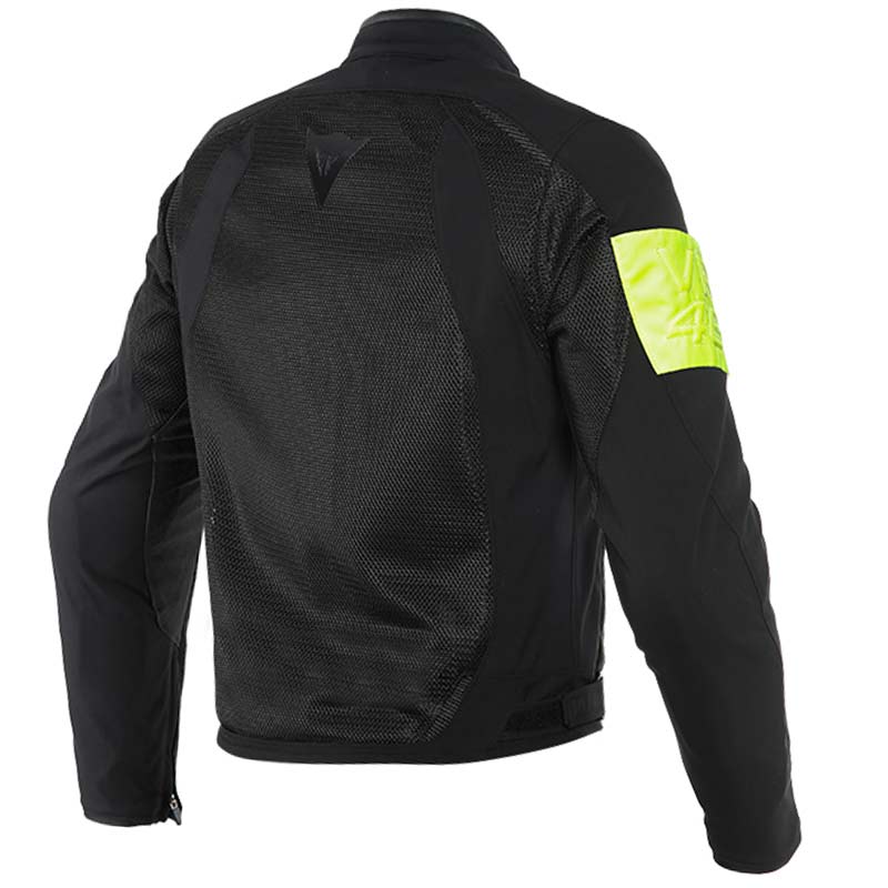 Dainese VR46 Grid Air Tex Jacket 620 Black Fluo Yellow