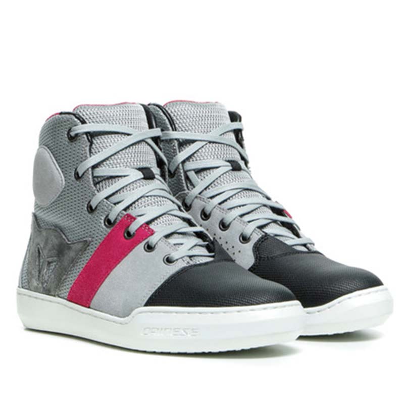 Dainese York Air Lady Shoes T11 Light Grey Coral