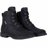 Black daytona ac classics boots with a visible brand logo on a white background