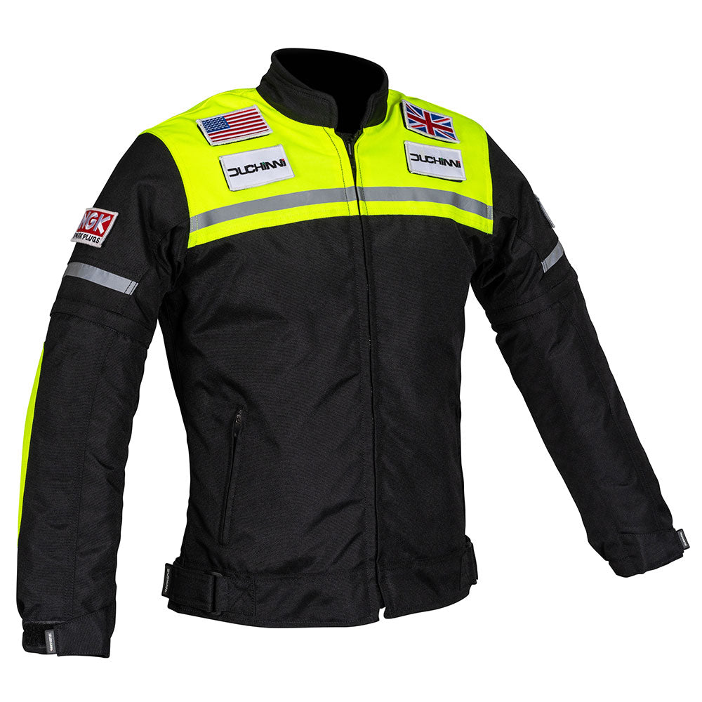 Duchinni Kids Grid Jacket Black/Neon