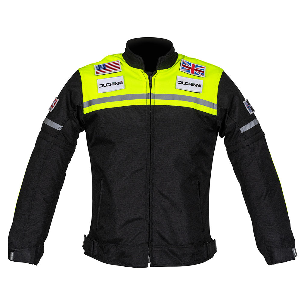 Duchinni Kids Grid Jacket Black/Neon