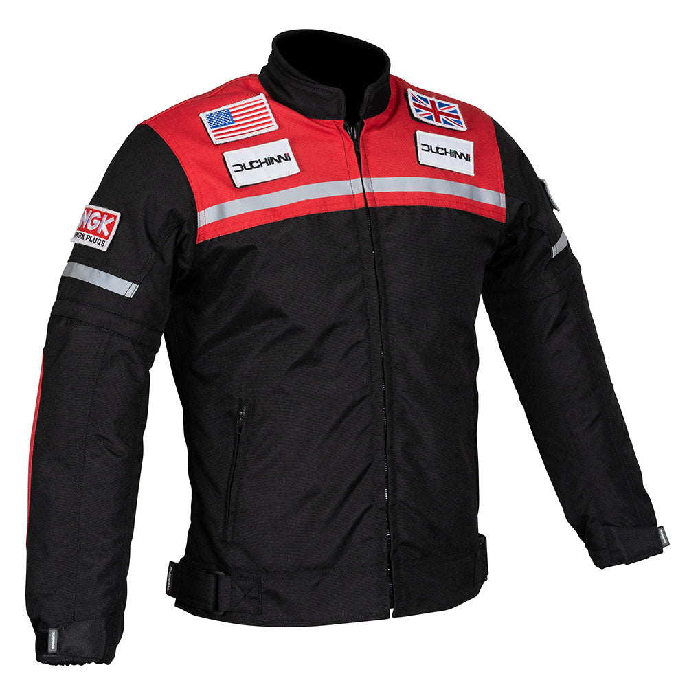 Duchinni Kids Grid Jacket Black/Red