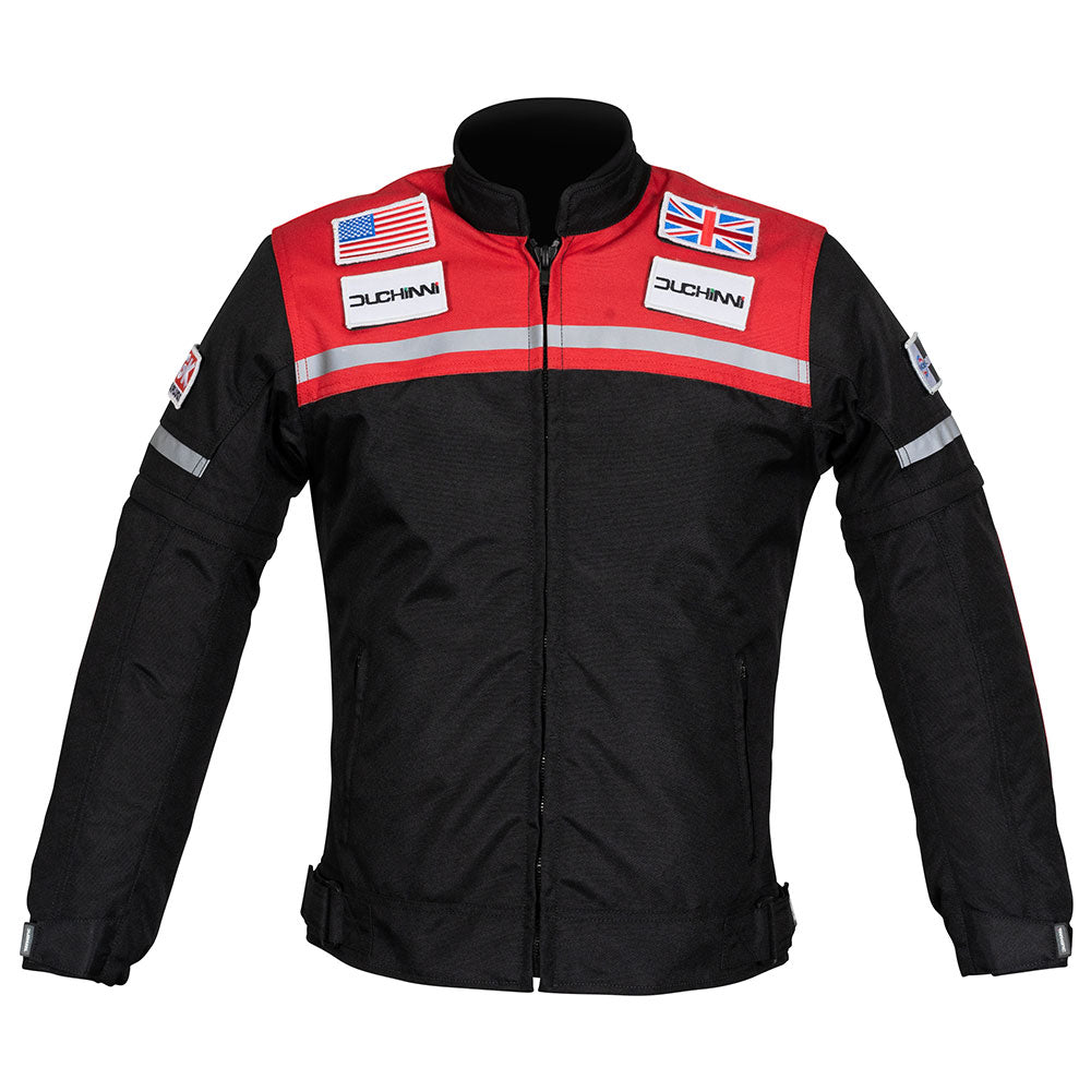 Duchinni Kids Grid Jacket Black/Red