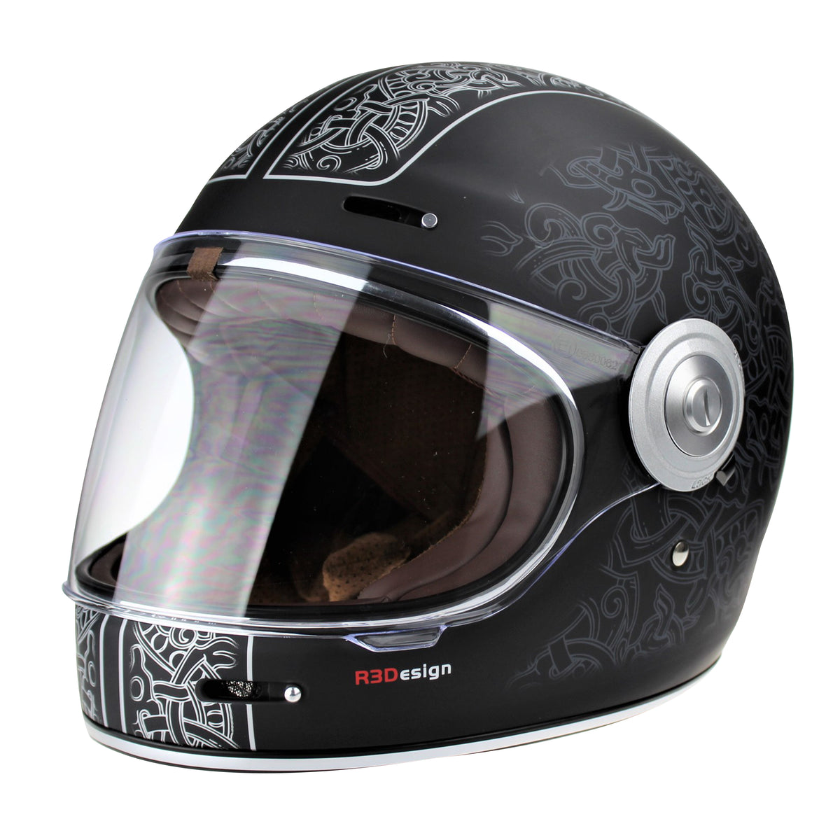 Viper F659 Premium Retro Full-Face Helmet - Jorvik