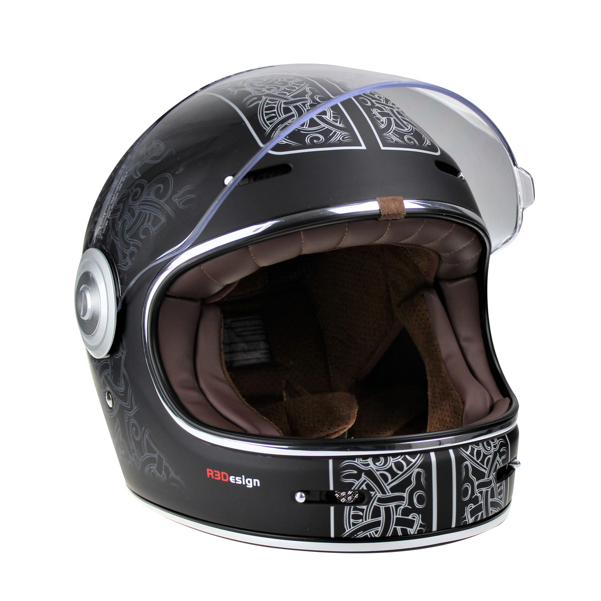 Viper F659 Premium Retro Full-Face Helmet - Jorvik