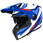 SMK Ares Claw Blue White Red + Free Dark Visor 1