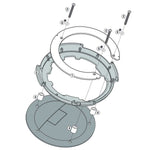 Kappa BF05K Tanklock Flange Specific To Yamaha