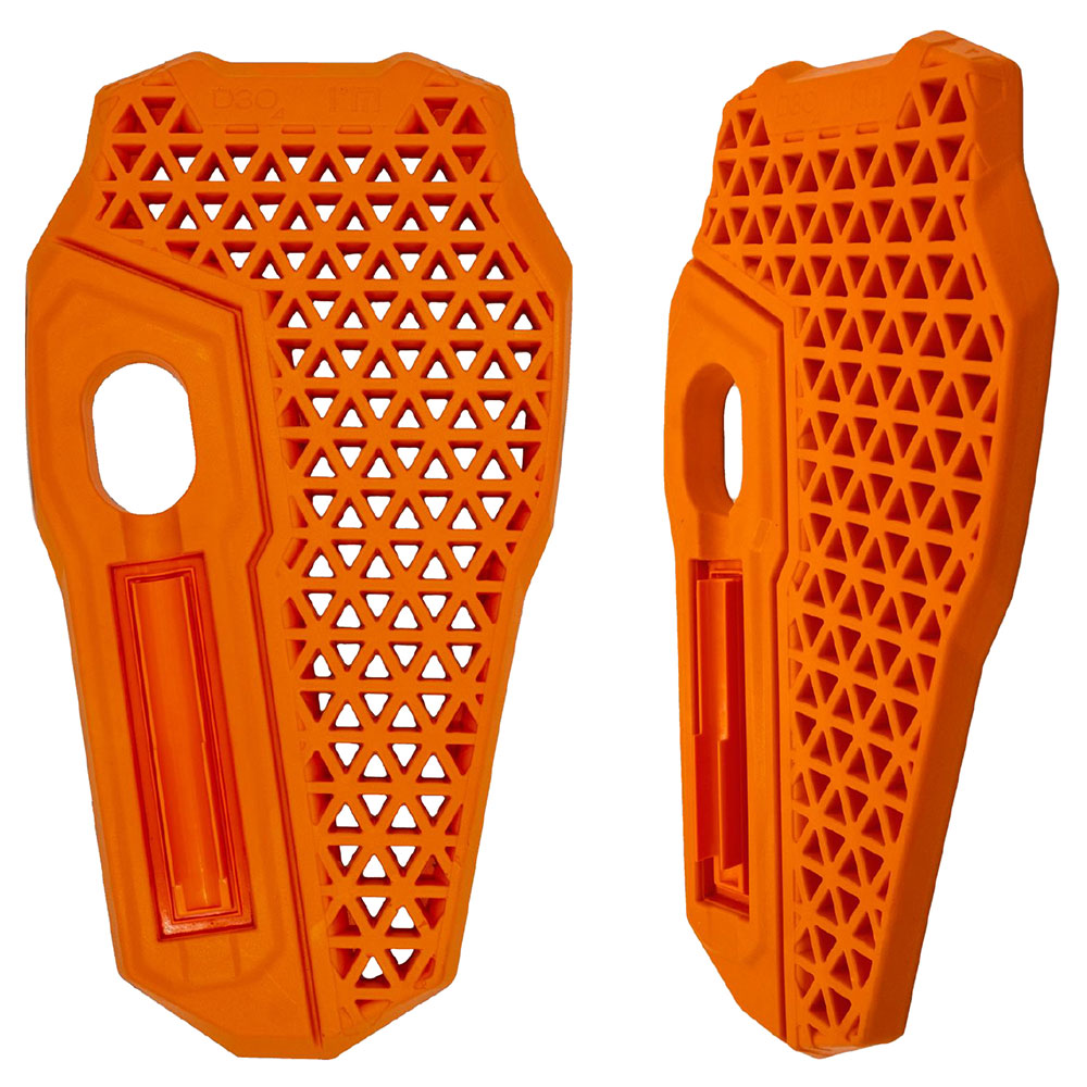 Klim Airbag Vest Compatible D3O Level 2 Back Protector Orange