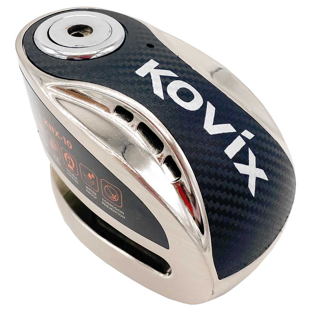 Kovix KNX Alarmed Disc Lock 10mm Brush Metal
