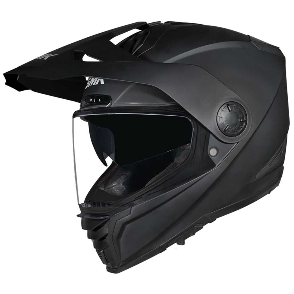 SMK Ares Matt Black + Free Dark Visor 1