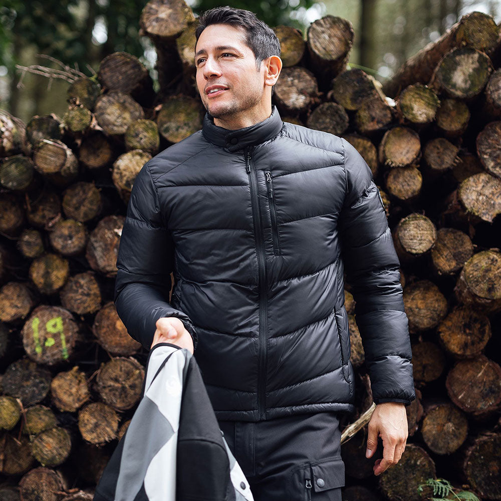 Merlin Yuri Duck Down Mid Layer Jacket Black
