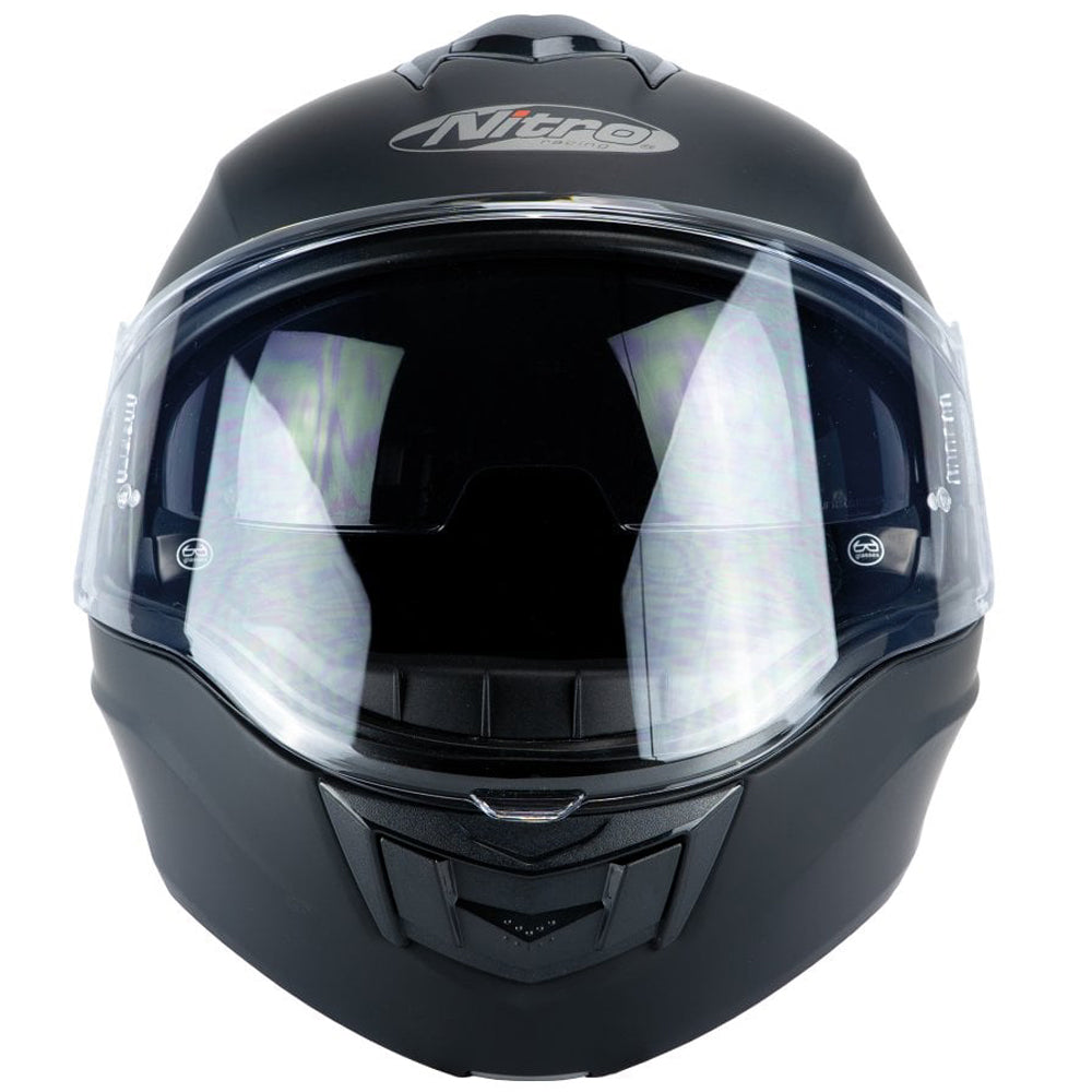 Nitro F440 Satin Black Flip Up Helmet