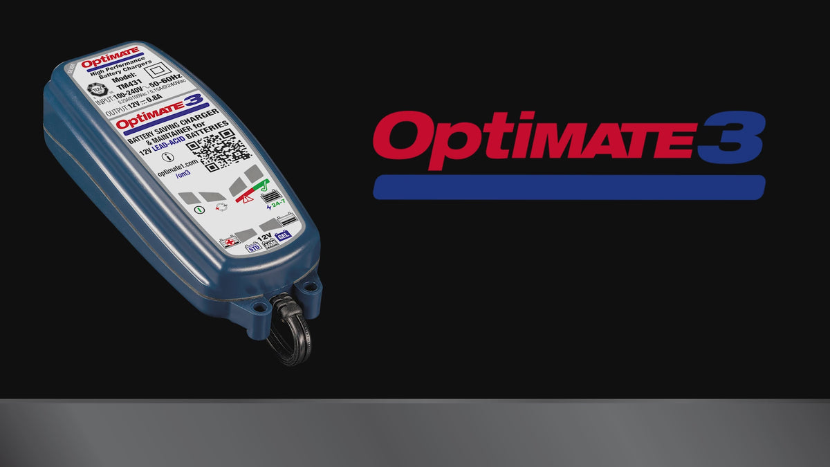 A Promotional Video Of The Optimate 3 Battery Charger